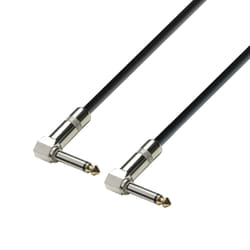 adam hall K3 IRR 0015 câble audio 0,15 m 6,35 mm TRS Noir, Argent