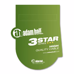 adam hall K3 TPC 0600 câble audio 6 m 2 x RCA 2 x 6,35 mm TRS Noir, Argent
