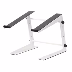 adam hall SLT001EW, Supports de Laptop, Blanc, Acier, 225 mm, 250 mm, 340 mm