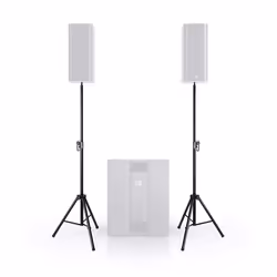 LD Systems DAVE 8 SET 2 Sol Acier Noir