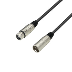 adam hall K3MMF2000 câble audio 20 m XLR Noir