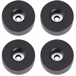 adam hall 4907 M4 AH, Pieds, Noir, Polyvinyl chloride (PVC), 38 mm, 38 mm, 15 mm
