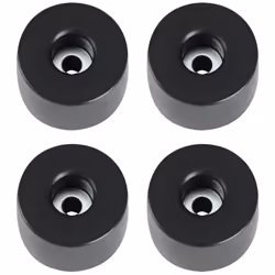 adam hall 4911 M4 AH, Pieds, Noir, Polyvinyl chloride (PVC), 38 mm, 38 mm, 25 mm