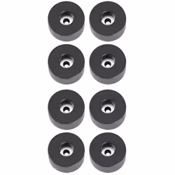 adam hall 4909 M8 AH, Pieds, Noir, Polyvinyl chloride (PVC), 38 mm, 38 mm, 20 mm