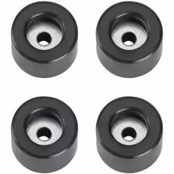 adam hall 4904 M4 AH, Pieds, Noir, Polyvinyl chloride (PVC), 25 mm, 25 mm, 15 mm