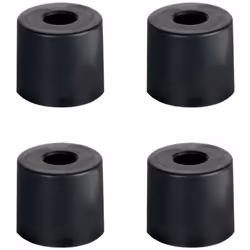 adam hall 4913 M4 AH, Pieds, Noir, Polyvinyl chloride (PVC), 38 mm, 38 mm, 33 mm