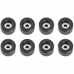 adam hall 4904 M8 AH, Pieds, Noir, Polyvinyl chloride (PVC), 25 mm, 25 mm, 15 mm