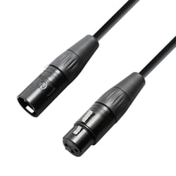 adam hall K4KMMF1000 câble audio 10 m XLR Noir