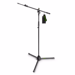Gravity MS 4322 B, Pied de micro, Base trépied, Noir, Acier, Zinc, 103 cm
