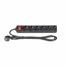 adam hall 8747 S 6, 1,4 m, Intérieure, Type F, Type EF (CEE 7/7), Courbe, 1,5 mm²