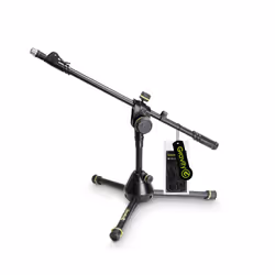 Gravity MS 3122 HDB, Pied de micro, Base trépied, Noir, Acier, Zinc, 32 cm