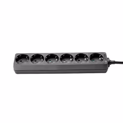 adam hall 8747 X 6, 1,4 m, Intérieure, Type F, Type EF (CEE 7/7), Courbe, 1,5 mm²