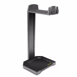 Gravity HP HTT 01 B, Support de casque, Aluminium, Plastique, 480 g, Noir