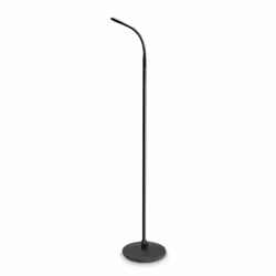 Gravity MS 23 XLR B, Pied de micro droit, Base arrondie, Noir, Acier, Métal, 270 mm