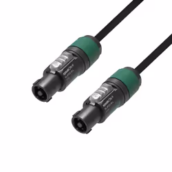 adam hall K5S425SS2000, 2,5 mm, Femelle, 2,5 mm, Femelle, 20 m, Noir