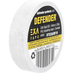 Defender by Adam Hall exa Tape DTEXAIW19 Ruban isolant blanc (l x l) 33 m x 19 mm 1 pc(s)