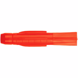 TOX Tri + Screw, Kit de fiches murales et vis, Béton, Métal, Plastique, Gris, Rouge, 1 cm, 61 mm