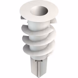 TOX Spiral, Kit de fiches murales et vis, Plastique, Gris, 4,5 mm, 32 mm, 10 pièce(s)