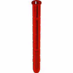 TOX 009 700 071, Kit de fiches murales et vis, Béton, Plastique, Rouge, 1 cm, 90 mm