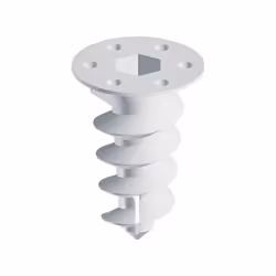 TOX 072 700 441, Kit de fiches murales et vis, Béton, Plastique, Blanc, 2,4 cm, 85 mm