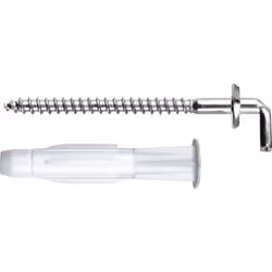 TOX 051 701 321, Kit de fiches murales et crochets, Béton, Métal, Plastique, Gris, 6 mm, 41 mm