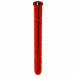 TOX Bizeps, Kit de fiches murales et vis, Béton, Plastique, Rouge, 6 mm, 70 mm
