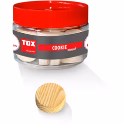 Les plaquettes transversales Cookie Wood sont fabriquées en bois d'épicéa et sont idéales pour fermer des trous de branches,  ...