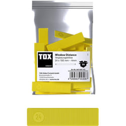 TOX - Cales pour vitrage 24x100 mm Window Distance 4 mm (50 pcs.)