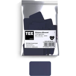 TOX - Cales de support 60x40 mm Distance Allround 2 mm (25 pcs)