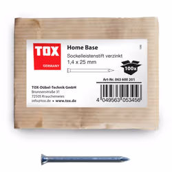 TOX Pointes pour plinthes Les pointes pour plinthes conviennent à différents travaux sur bois grâce à leur robustesse, leur p ...