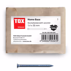 TOX Pointes pour plinthes Les pointes pour plinthes conviennent à différents travaux sur bois grâce à leur robustesse, leur p ...
