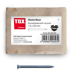 Clous pour plinthes Home Base 1,4x35 mm (100 pcs.) galvanisés