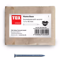 TOX Pointes pour plinthes Les pointes pour plinthes conviennent à différents travaux sur bois grâce à leur robustesse, leur p ...