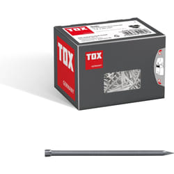 TOX - Nails 1,4x25 mm (400g) Pointes en fil métallique, nues avec tête à refouler (din 1152)