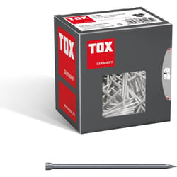 TOX - Nails 2,0x40 mm (400g) Pointes en fil métallique, nues avec tête à refouler (din 1152)