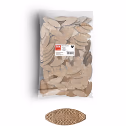 Tasseaux plats en bois Biscuit wood XL P20 (250 pcs) Hauteur 4,00 Type de matériau Buche Profondeur 27,00 Quantité de contenu ...