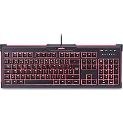 Perixx PX-1900 Clavier Gamer avec Haute Ciseaux Structure Anti-Ghosting 19 Touches Rétroéclairé AZERTY