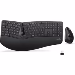Pack de Teclado Ergonómico Inalámbrico Perixx PERIDUO-605 ES
