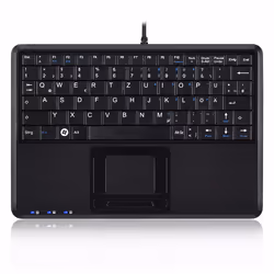 Perixx PERIBOARD-510 H PLUS, Mini, USB, Clavier à membrane, Noir