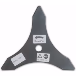 3 lames Lame pour broussailles Caractéristiques techniques : Diamètre externe [mm] : 255 Poids : 0.338 kg Alésage [mm] : 20 C ...