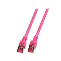 EFB Elektronik RJ45 S/FTP Cat.6 câble de réseau Magenta 5 m Cat6 SF/UTP (S-FTP)