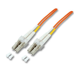 EFB Elektronik LC/LC 50/125µ 2m câble de fibre optique Beige, Orange