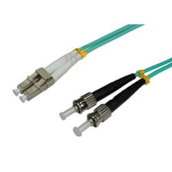 Techly ST-LC M-M 3m câble de fibre optique OM3 Couleur aqua