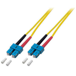 EFB Elektronik O2513.7,5 câble de fibre optique 7,5 m SC OS2 Jaune