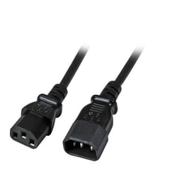 EFB Elektronik EK503.5 câble électrique Noir 5 m Coupleur C14 Coupleur C13