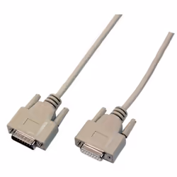 Microconnect DSUB15-DSUB15, 10m, 10 m, VGA (D-Sub), VGA (D-Sub), Beige, Mâle/Femelle, 580 g