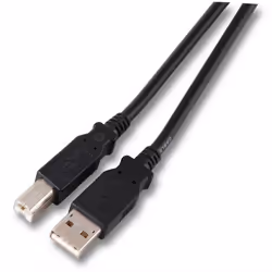 EFB Elektronik K5255SW.0,5, 0,5 m, USB A, USB B, USB 2.0, Mâle/Mâle, Noir