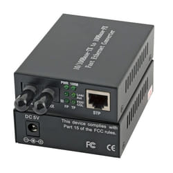 EFB Elektronik EL022V2 convertisseur de support réseau 100 Mbit/s 1310 nm Multimode Noir