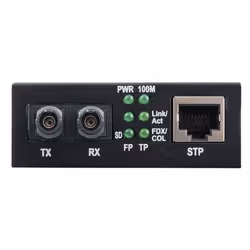 EFB Elektronik EL022V2 convertisseur de support réseau 100 Mbit/s 1310 nm Multimode Noir