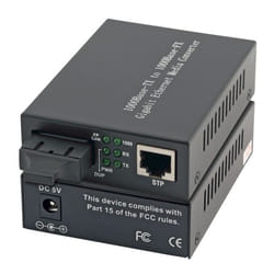 EFB Elektronik EL026V2 convertisseur de support réseau 1000 Mbit/s Monomode Noir
